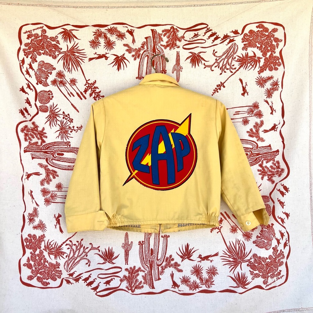 Vintage Yellow ZAP ⚡️ Little Boys Jacket